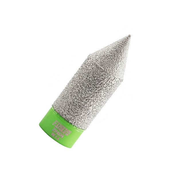 FACHLICH Diamond Chamfering Milling Finger Bits Vacuum Brazed 1pc Dia 20/25/35/50mm Polishing Marble Granite Ceramic porcelain Tile Angle Grinder M14 Thread