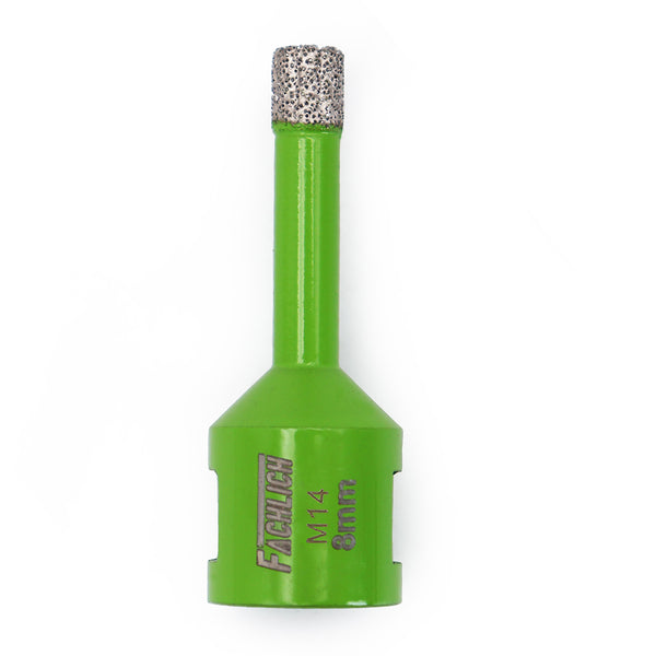 FACHLICH Dry Diamond Drilling Core Bits with M14 Thread for Ceramic Tile Granite Marble Stone Dia 6-130mm