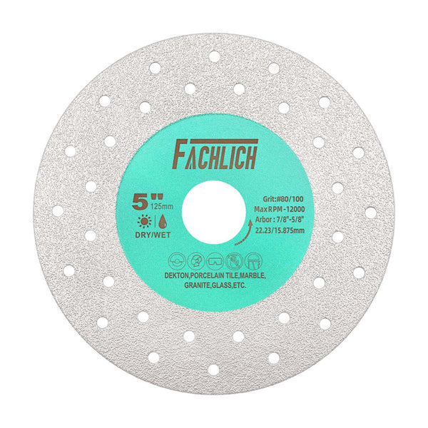 FACHLICH 1/2/3pcs Porous Widened Cutting Blade 75/115/125mm Ultra-Thin Disc Dekton Porcelain Tile Marble Glass Granite
