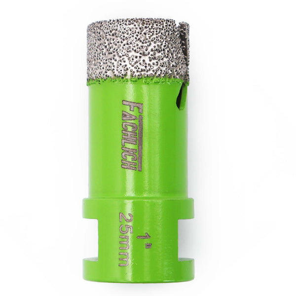 FACHLICH Dry Diamond Drilling Core Bits with 5/8-11 Thread for Ceramic Tile Granite Marble Stone Dia 6-152mm