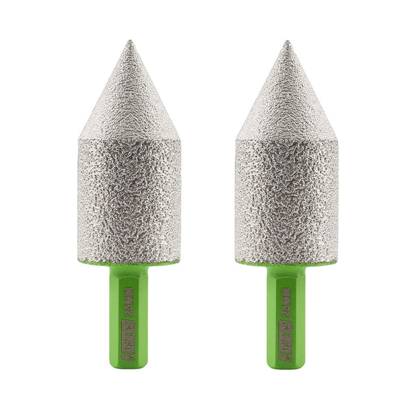 FACHLICH Diamond Chamfer Milling Finger Bit 1pc or 2pcs 20/25/35mm Ceramic Tile Marble Granite Hexagonal Shank