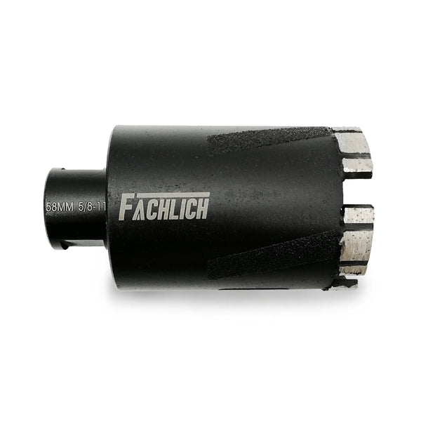 FACHLICH Laser Welded Dry Diamond Drilling Core Bits with 5/8-11 or M14 Thread for Drilling Hard Granite Marble Dia 6-102mm