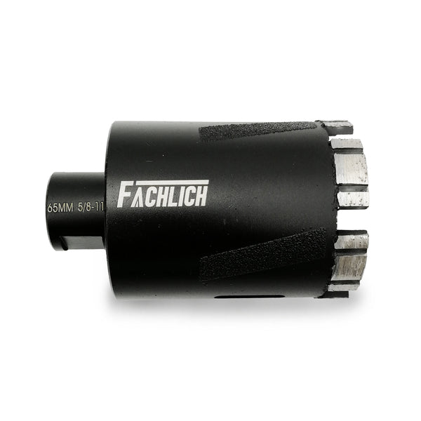 FACHLICH Laser Welded Dry Diamond Drilling Core Bits with 5/8-11 or M14 Thread for Drilling Hard Granite Marble Dia 6-102mm