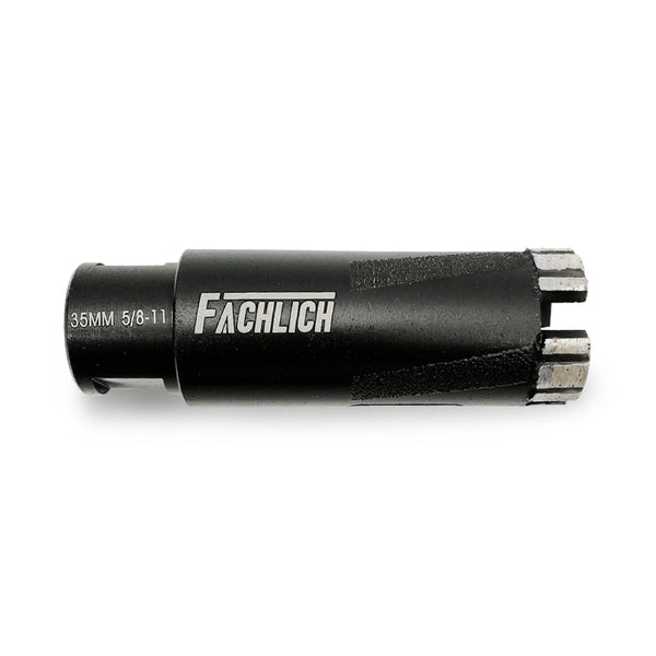 FACHLICH Laser Welded Dry Diamond Drilling Core Bits with 5/8-11 or M14 Thread for Drilling Hard Granite Marble Dia 6-102mm