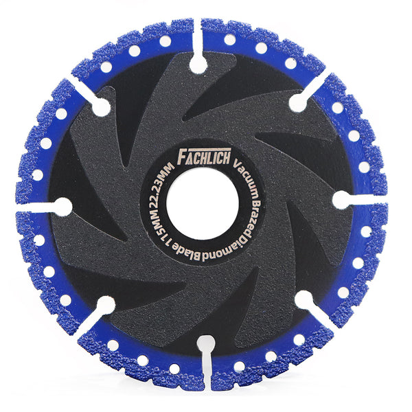 FACHLICH Metal Cutting Diamond Blade All Purpose Cut Off Wheel for Rebar Sheet Metal Angle Iron Stainless Steel Dia 4.5"/5"/6"/7"/9"/12"/14"/16"