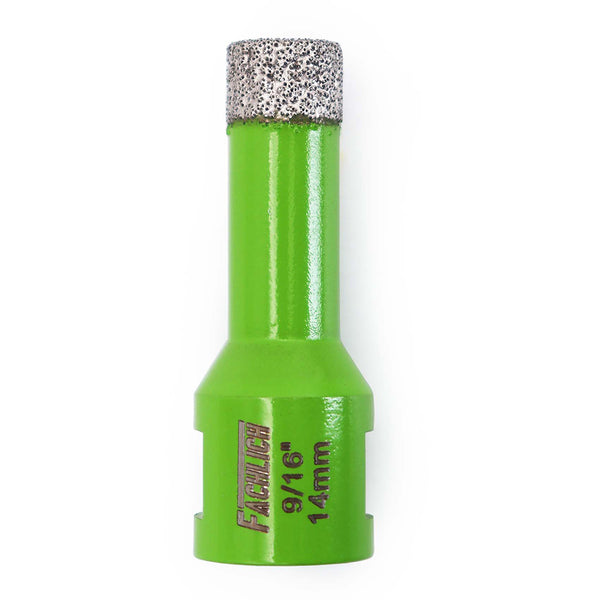 FACHLICH Dry Diamond Drilling Core Bits with 5/8-11 Thread for Ceramic Tile Granite Marble Stone Dia 6-152mm