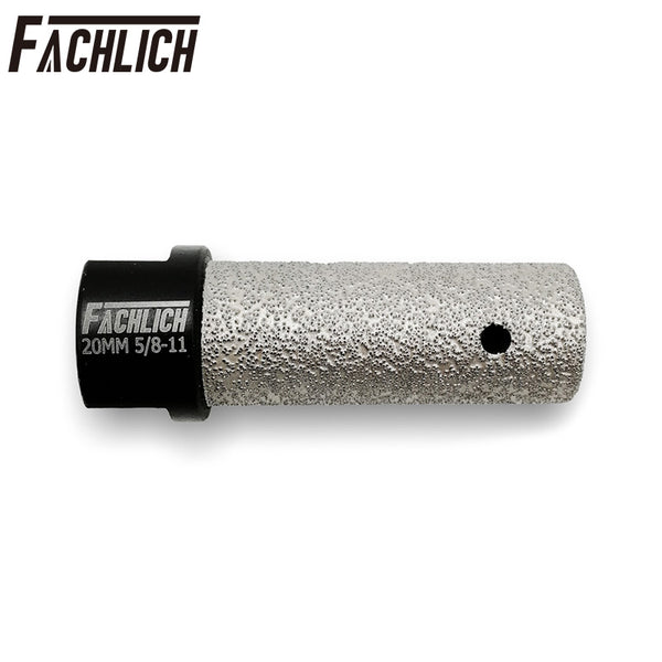 FACHLICH Diamond Finger Milling Bits with 5/8-11 Thread for Beveling Existing Holes in Porcelain Ceramic Marble Granite Dia 10/20/25mm