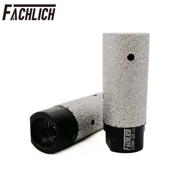 FACHLICH Diamond Finger Milling Bits with 5/8-11 Thread for Beveling Existing Holes in Porcelain Ceramic Marble Granite Dia 10/20/25mm