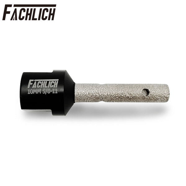 FACHLICH Diamond Finger Milling Bits with 5/8-11 Thread for Beveling Existing Holes in Porcelain Ceramic Marble Granite Dia 10/20/25mm