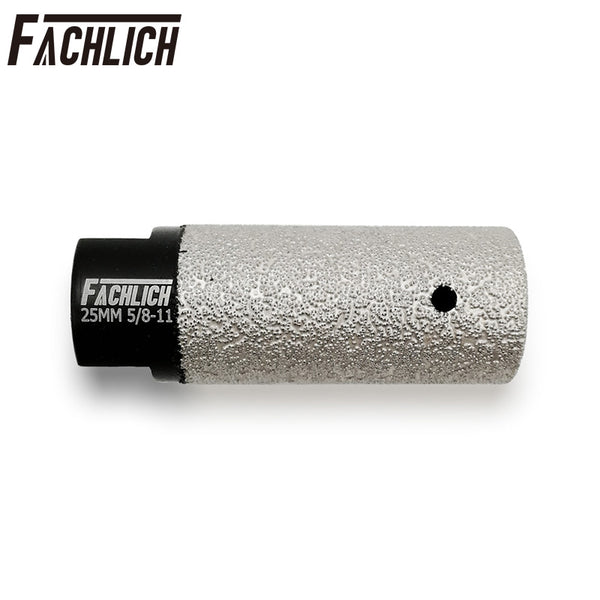 FACHLICH Diamond Finger Milling Bits with 5/8-11 Thread for Beveling Existing Holes in Porcelain Ceramic Marble Granite Dia 10/20/25mm